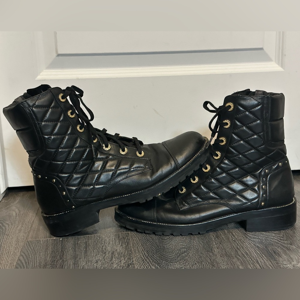 Leather Quilted Dune Booties